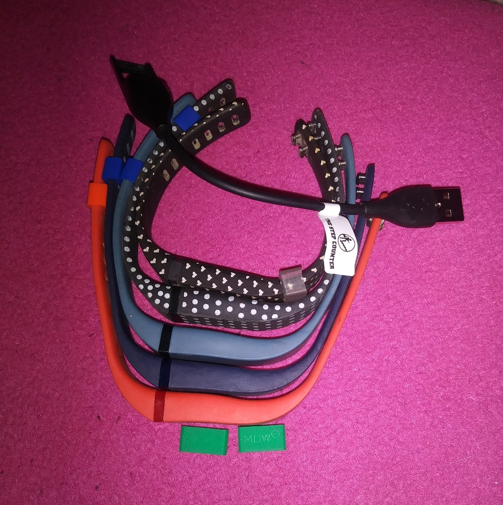 Fitbit flex with accessories